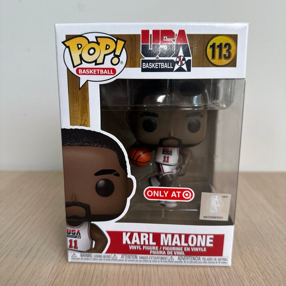 Karl Malone Dream Team Team USA Funko Pop 113 - NEW